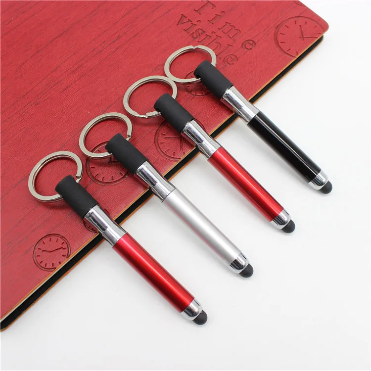 touch pen phone pen key chain Mini ballpoint pen