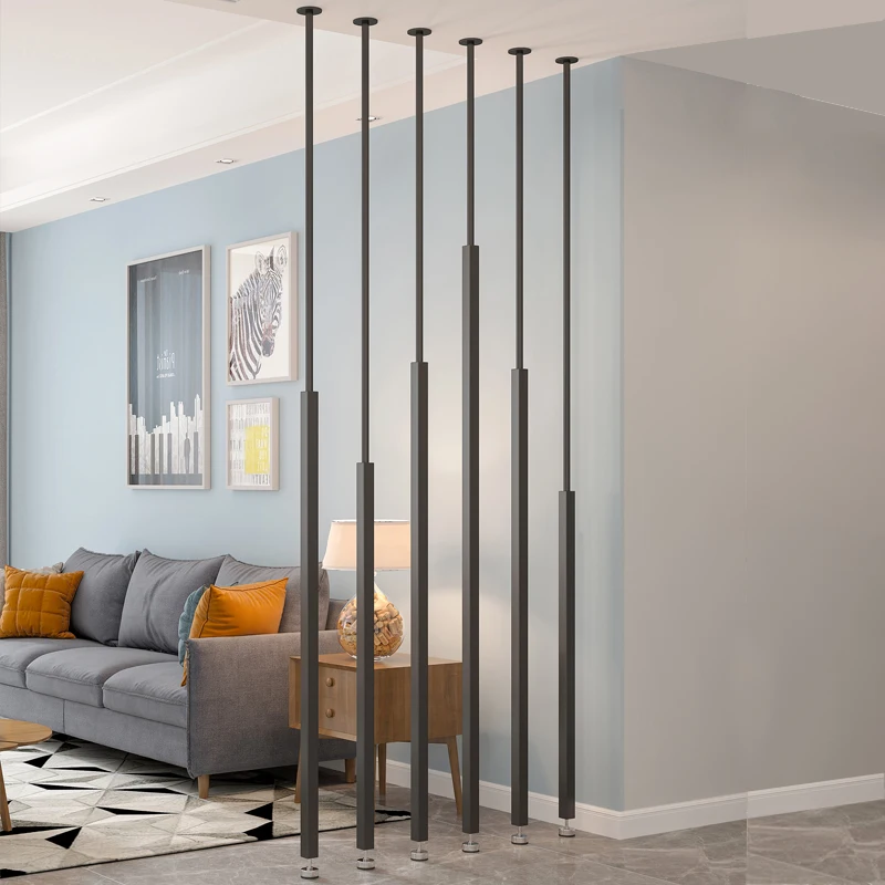  High quality elegant small columnar combination wrought iron room divider panel