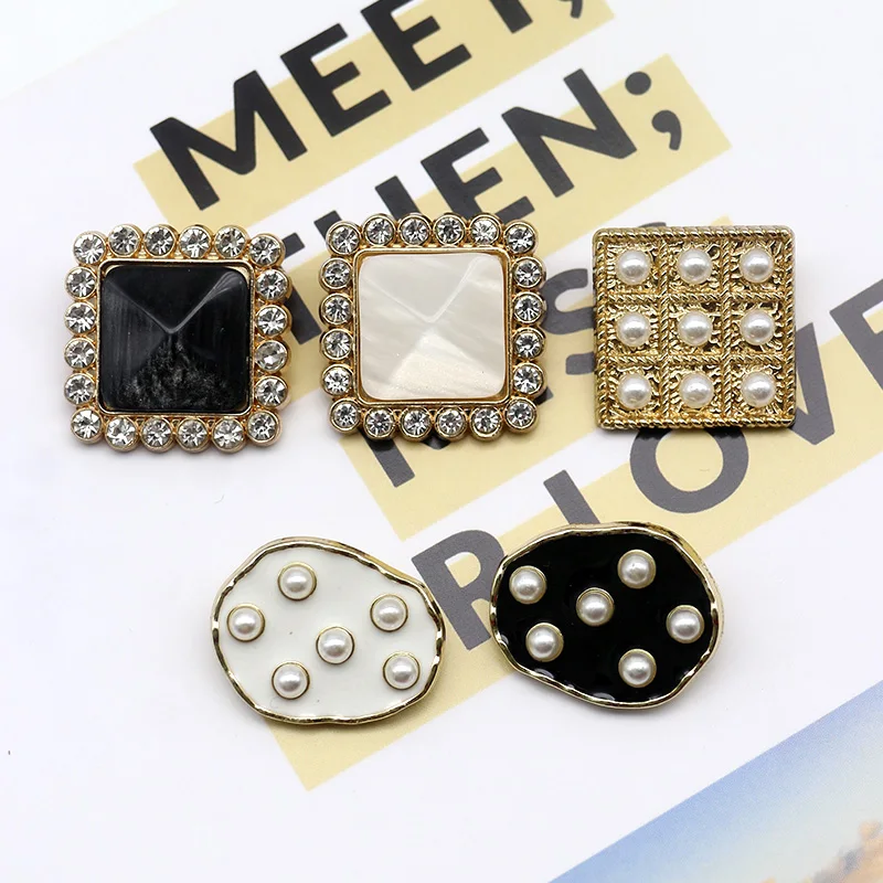 Factory direct sale jacket placket coat cuff clothes suit high-grade Zinc Alloy oil button garment & processing accessories