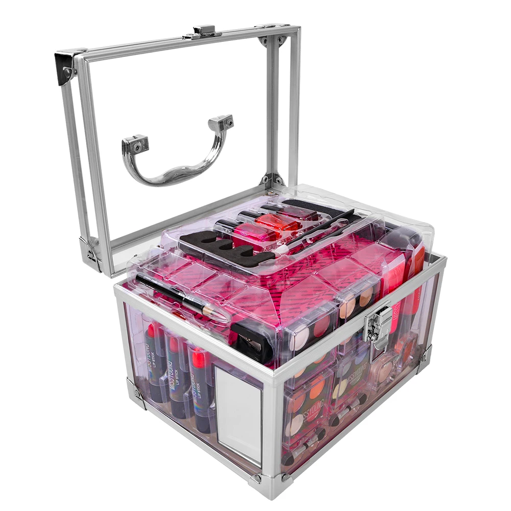 
Private Label Make Up Set Women Sets Packaging Type Professional Makeup Transparent box Kit 