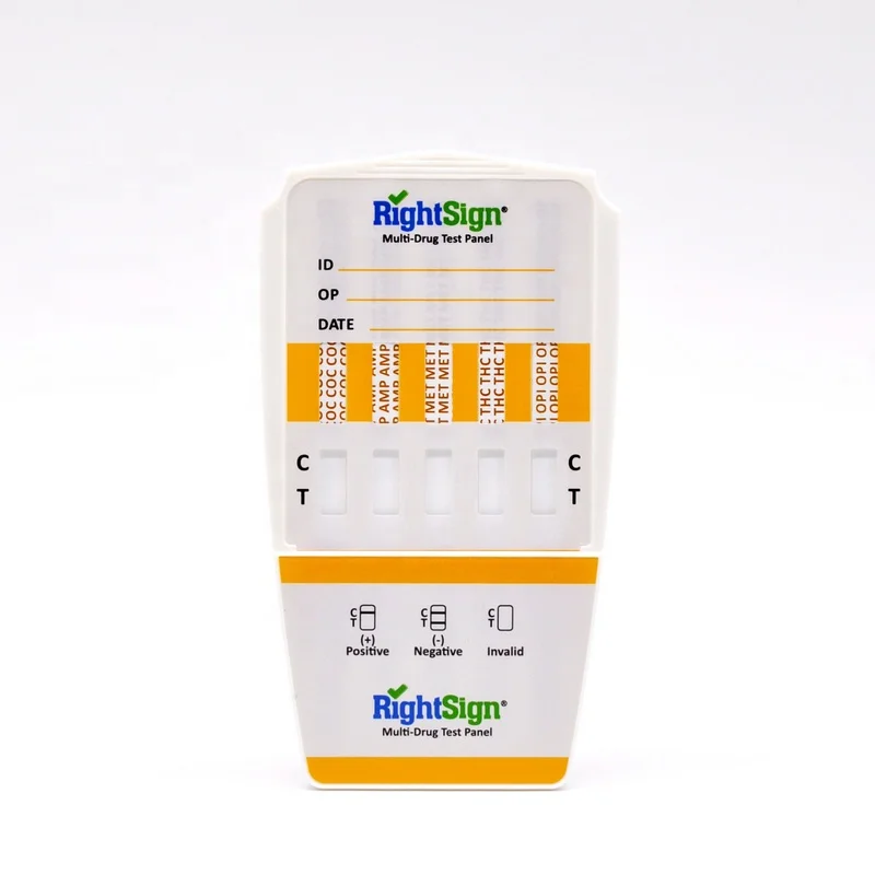 Hot Selling Multi Drugtest of Abuse Urine 5 Panel Rapid Test Kit Electric Drug Test CE Plastic Test Peracetic Acid Acceptable