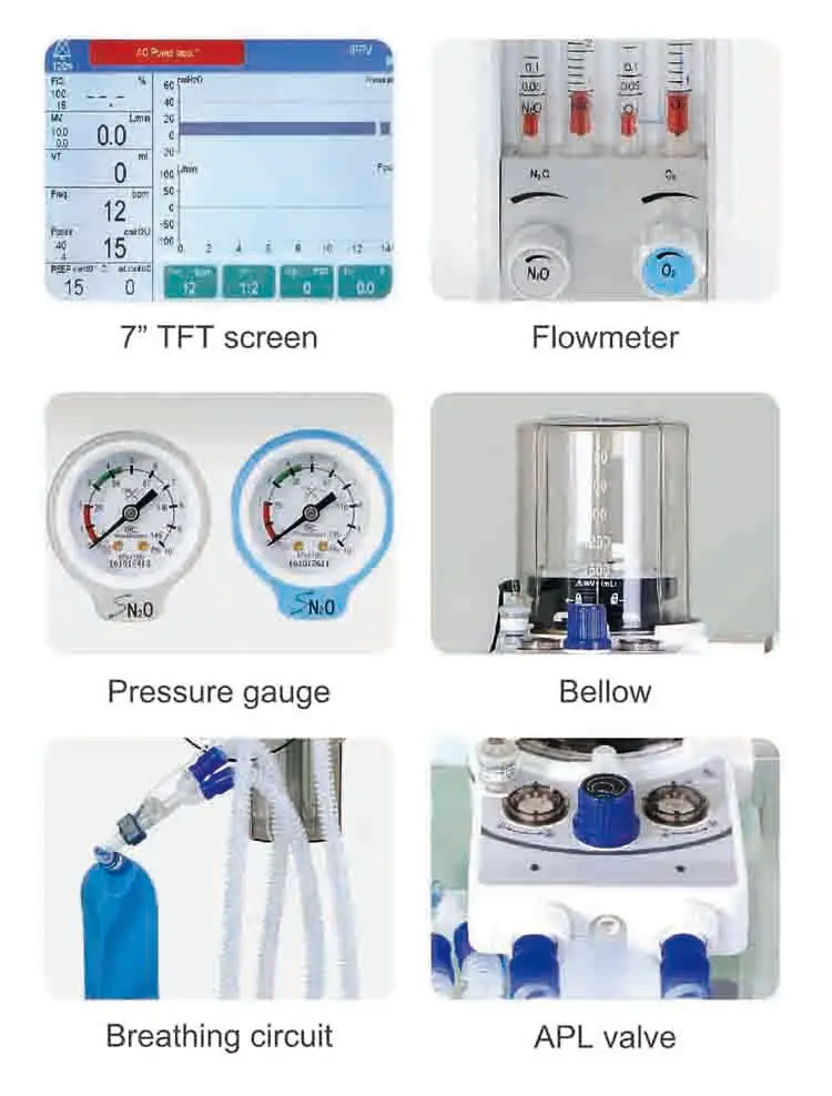 Popular Sale Anaesthesia Machine Medical Equipment Anaestesia Machine China Manufacturer