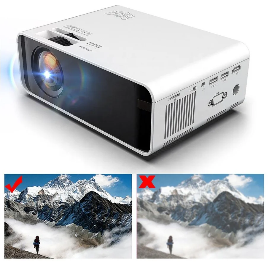  Portable Mobile Phone 4k Projector 600 Lumens HD 1080P LCD Screen Led Mini Projectors portable projector