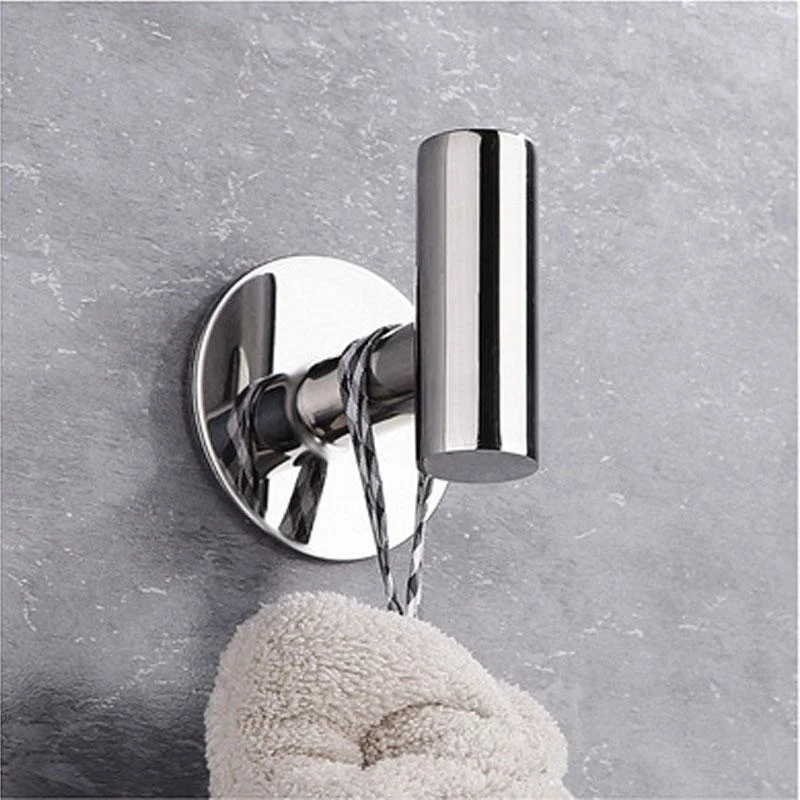 Stainless Steel Robe Hook Adhesive Wall Hook Towel Hook for Bathroom Kitchen Garage Heavy Duty Wall Mounted Kitchen Hardware