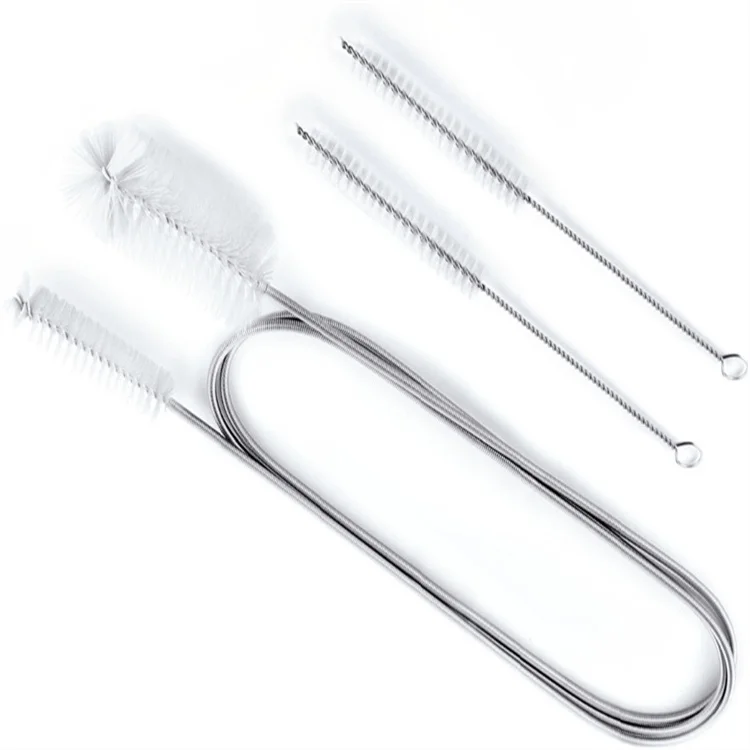 Universal Respirator Hose Tube Stainless Steel Wired Clean Brush CPAP Hose Cleaning Brush