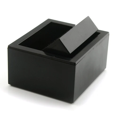 High quality new design durable turn boxes for cuff link lot stock rotating cufflink box