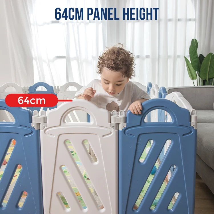 
Multi-combination Luxury Plastic Playpen For Babies Baby Toy Safety Folding Playpen 