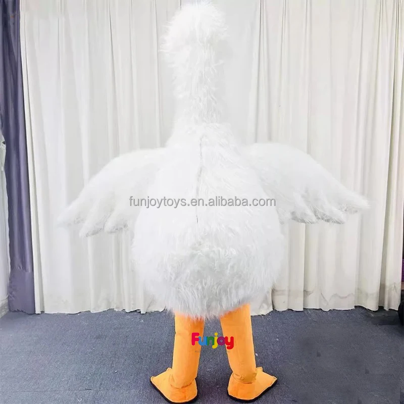 2/2.6 Meter Customized Animal Inflatable Goose Mascot Costume with Bow Tie
