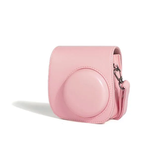 Кожаный чехол с регулируемым плечевым ремнем для камеры Instax Mini 11 Phetium Instant