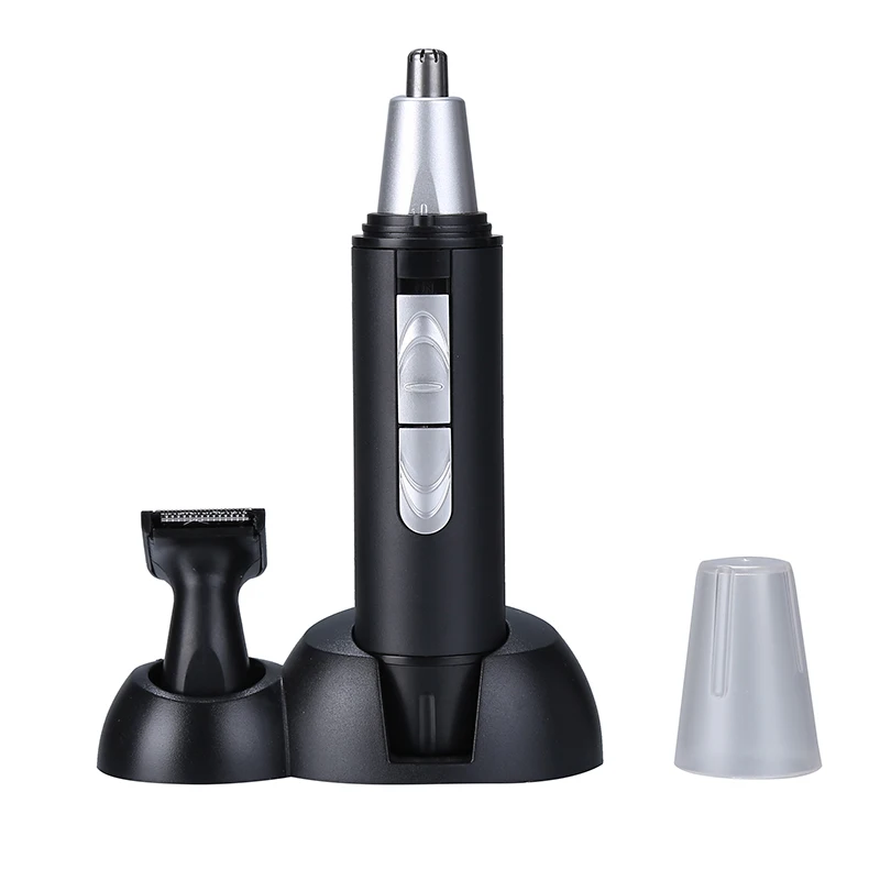 2 в 1, мужской электрический триммер для удаления волос в носу