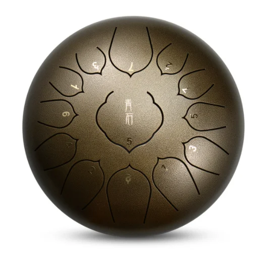Steel Tongue Drum 12 Inch 13 Note Handpan Drum SUCCESS Musical Scales Chakra Lotus
