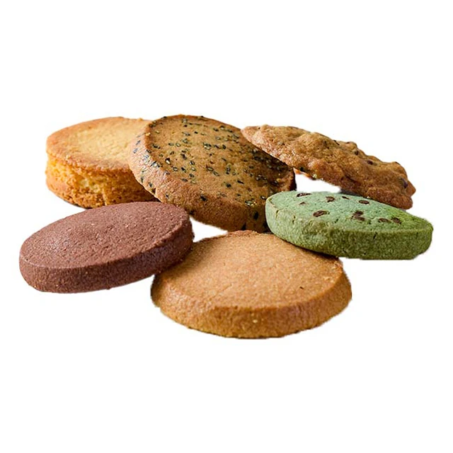 Delicious crispy yummy matcha chocolate asian snacks cookies