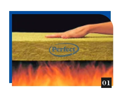 ASTM Standard Rock Wool board Building Construction Rock Wool Insulation With CE FM Certification