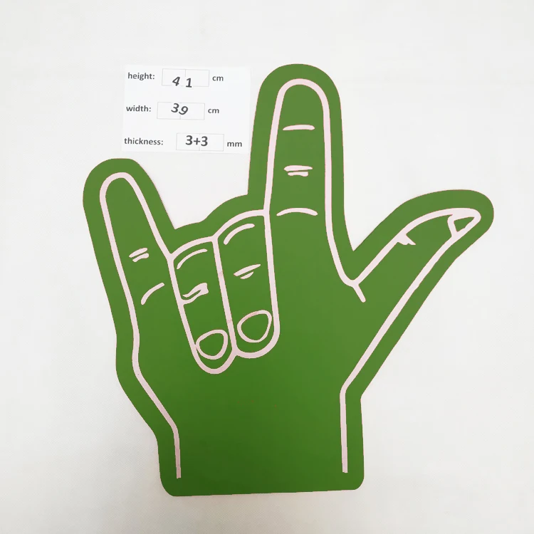 
EVA Foam Hand Cheering glove, west foam hand, 