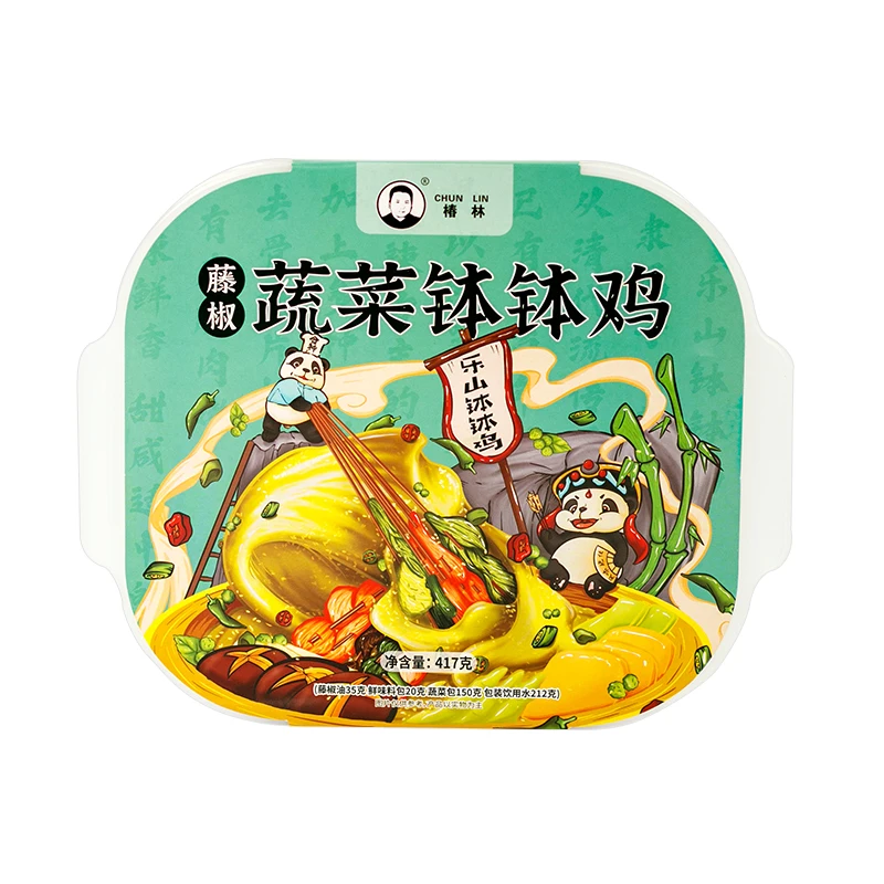 Chinese Instant Spicy Hot Pot Snacks Spicy Hot Pot bo bo Chicken with the Best Flavor