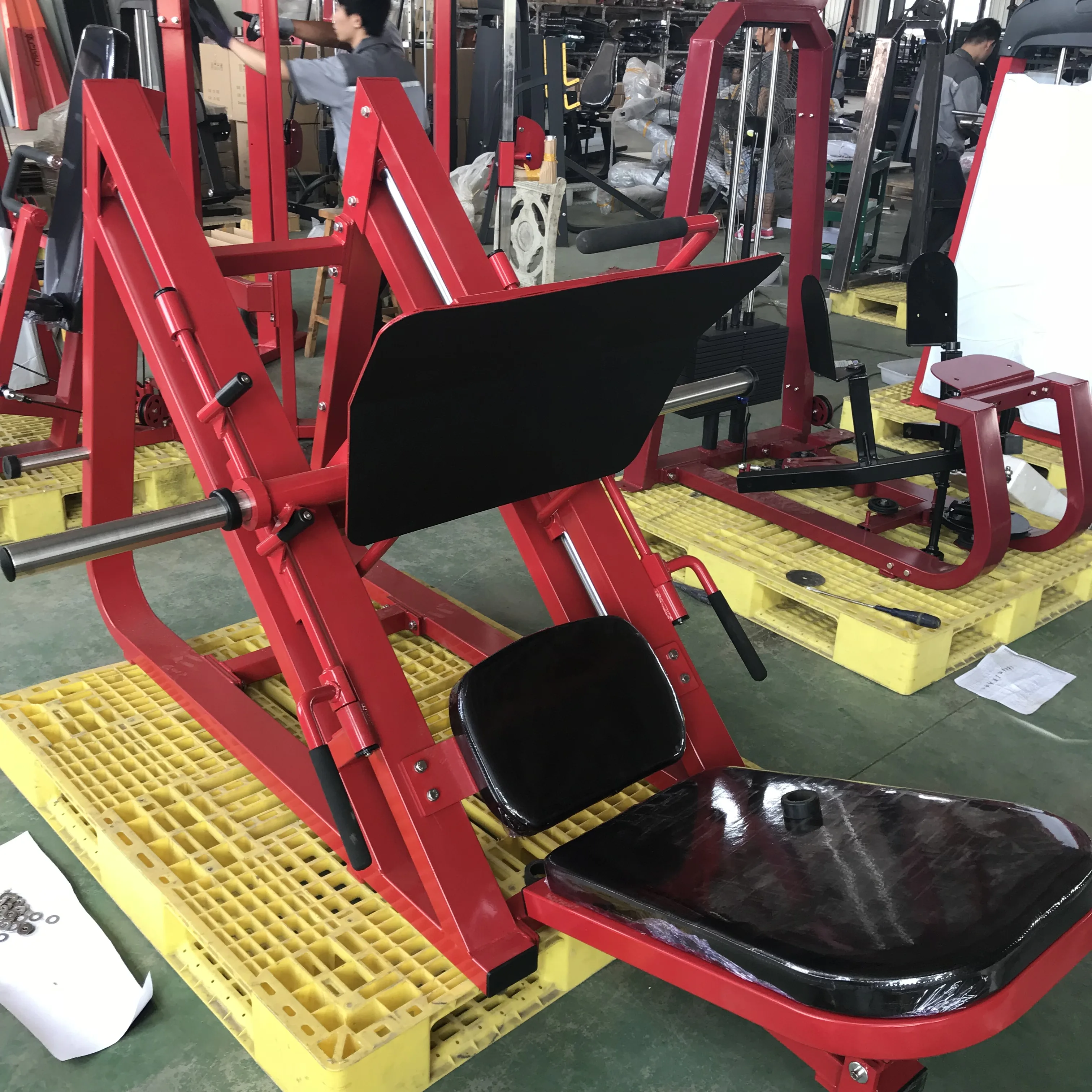 Strength Training Machine Hack Squat Leg Press Machine Gym Fitness Equipment 45 Degree Leg Press Machine