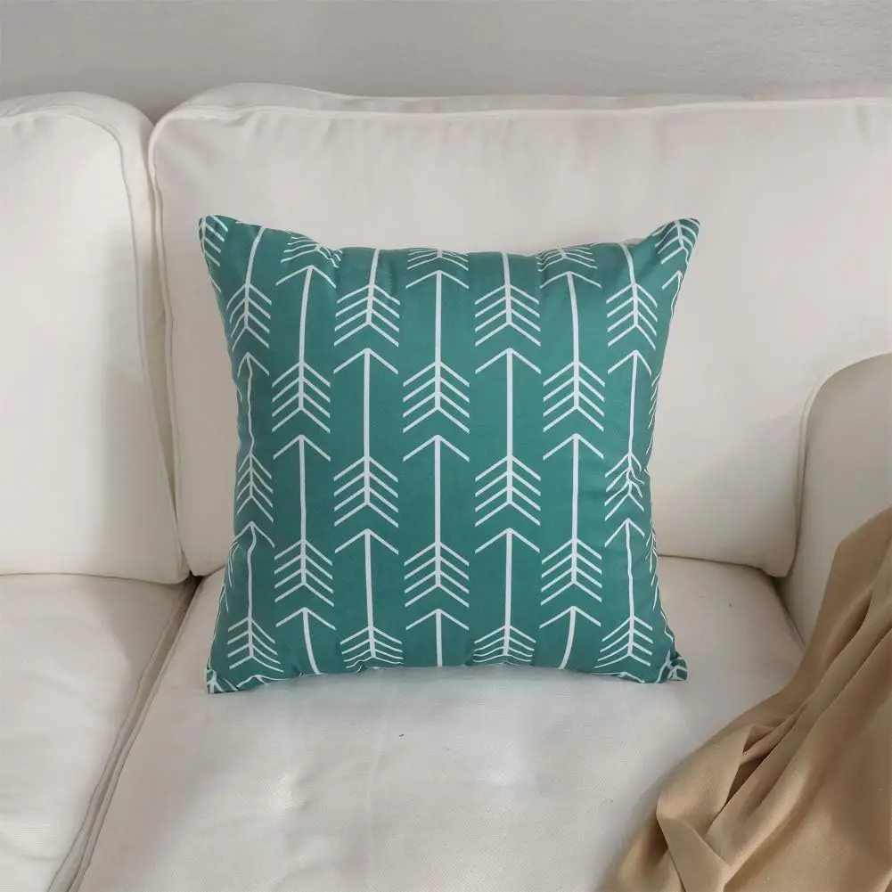 China professional 40x40cm 100% polyester digital printed Cotton Linen custom printing cushion cover with filling