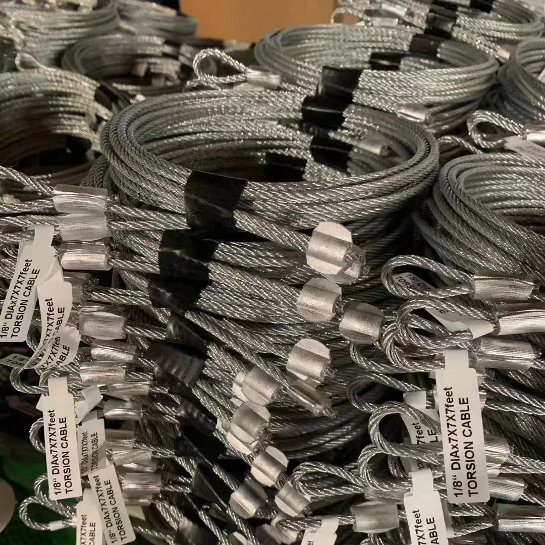 Sectional Garage Door Cables  Galvanized Steel Cables 3mm 4mm 5mm 6mm