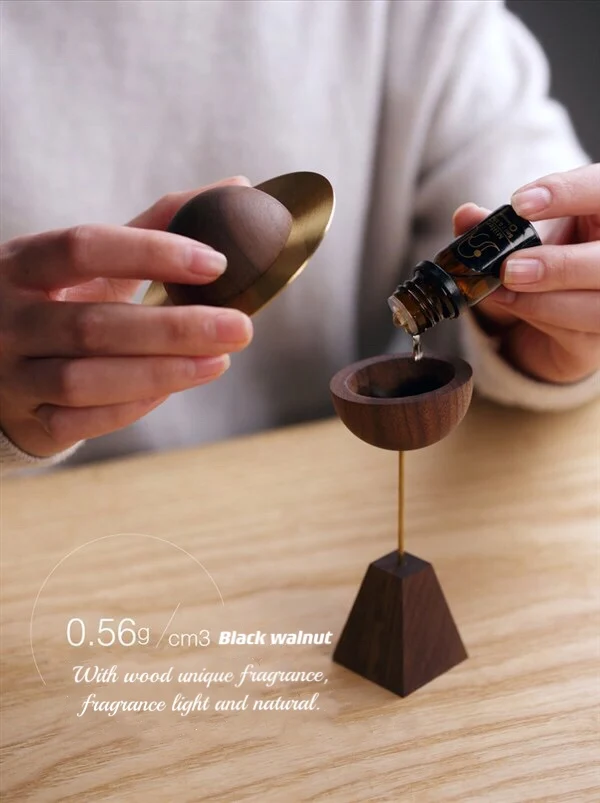 Planet Design Wood Essential Oil Diffuser For Home Decorate And Gift Set