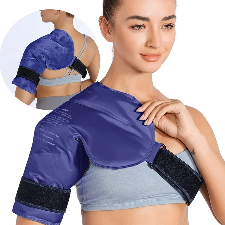 Hot Selling Products 2024 Custom Reusable Shoulder Gel Ice Pack Wrap for Pain Relief