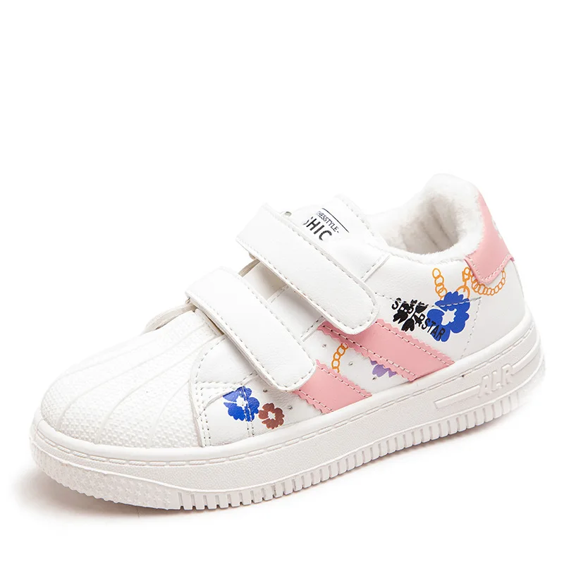 
2021 latest children casual shoes low cut shoes white for kids sports shoes girl 