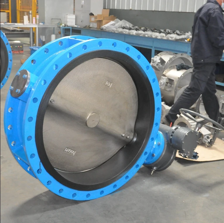 DIN BS ANSI Factory-Produced Manual Pneumatic Electric Hydraulic Flange Butterfly Valve for Industrial Use for Water and Oil