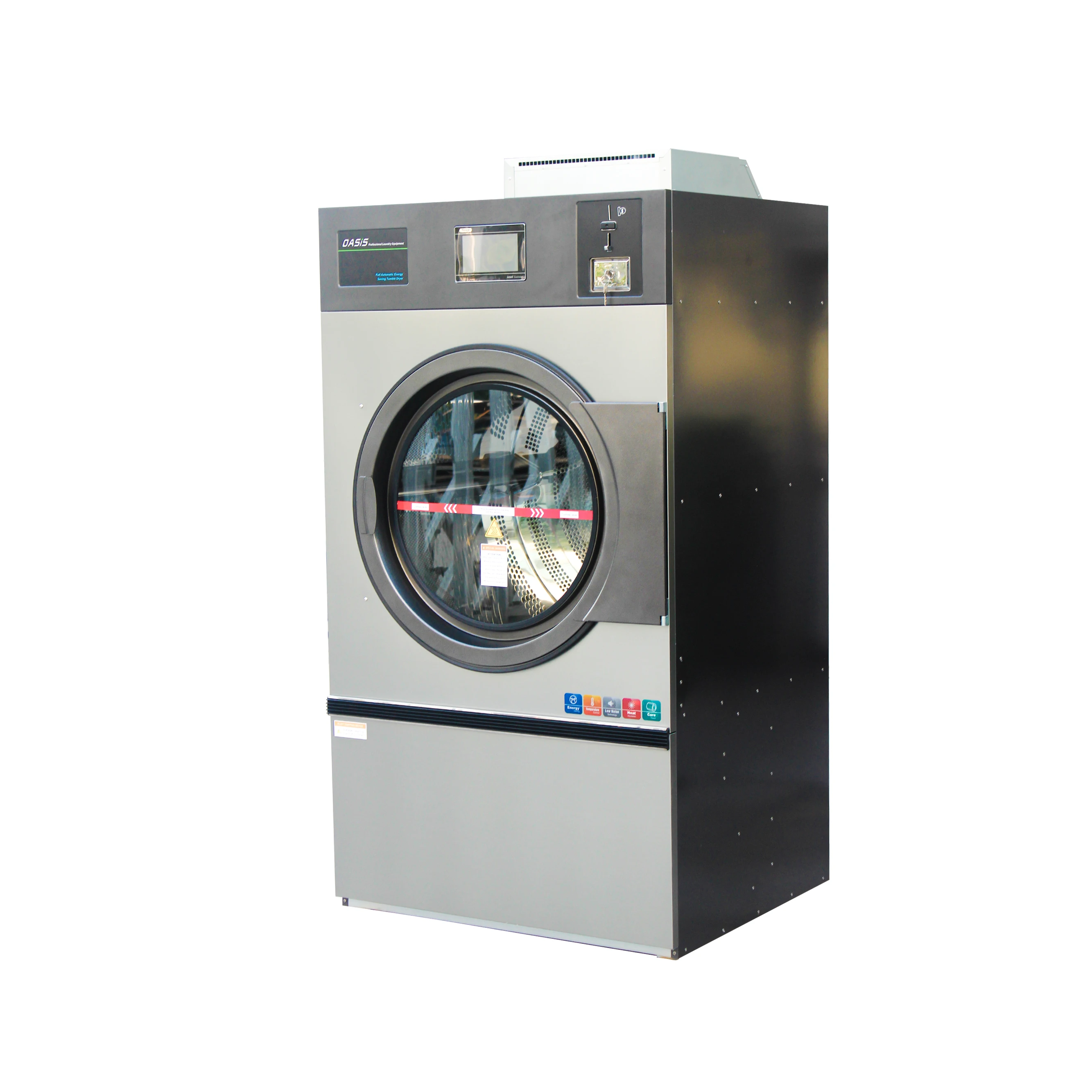 Dryer 25kg coin operated steam heating tumble drying machine laundromat spin drying high speed fast dry Oasis HG-500