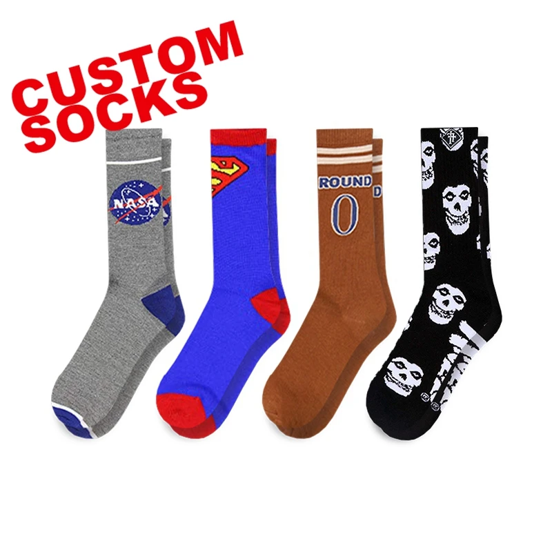 DS-26 hot sale crew custom logo elite socks customized men custom sport socks