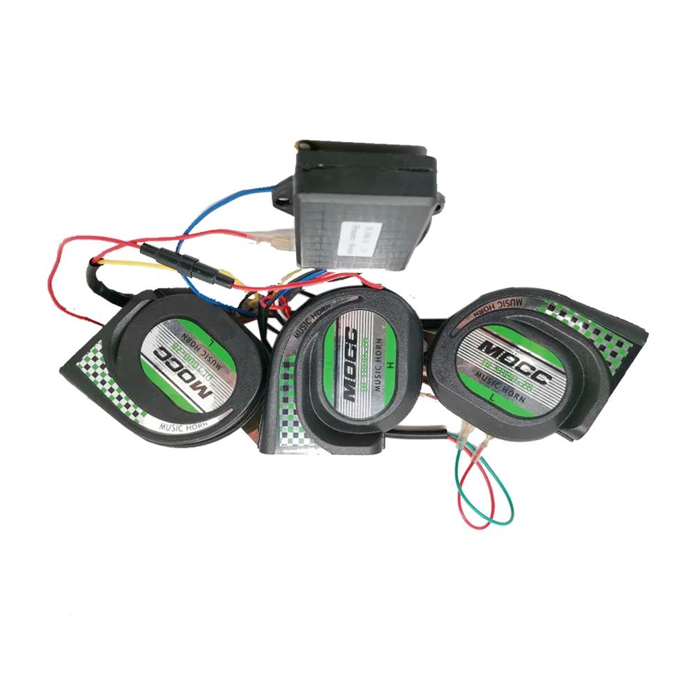 Highest Quality 18 Sound Loud Horan Musical Klaxon 12V 24V Mocc Horn Speaker Tweeter Basin Car Horn Tweeter Motorcycle Horn 12V