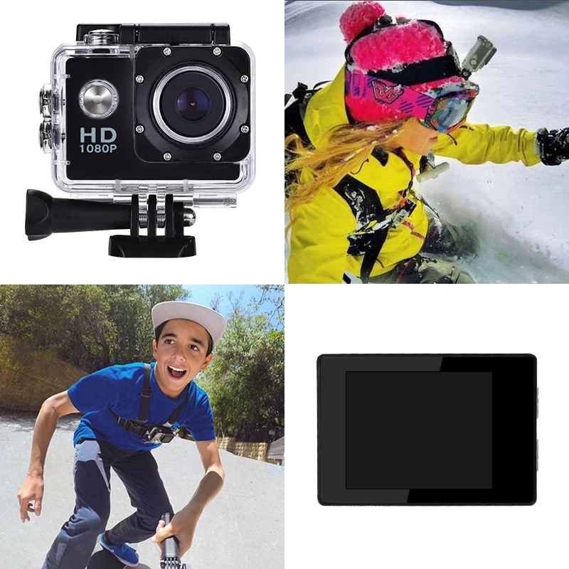 sj4000 plus standard version action camera with carry case assesories
