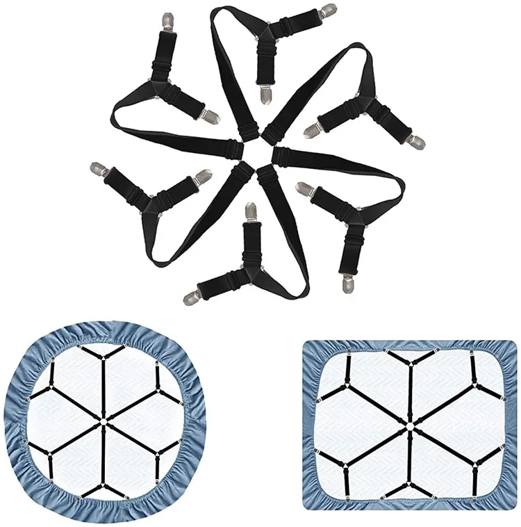Заводская оптовая продажа, держатель для простыни, зажимы для простыней, фиксаторы для хранения ваших простыней на матрасе