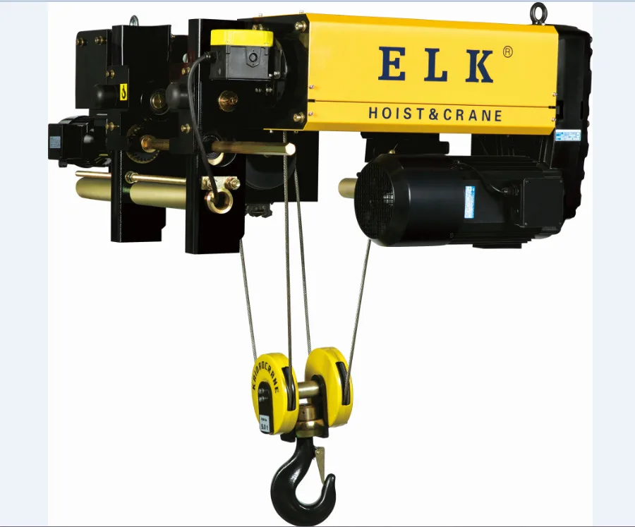 ELK Supply 30t 12m  Electric Wire Rope Hoist Foot-Mounted Double Girder  Hoist