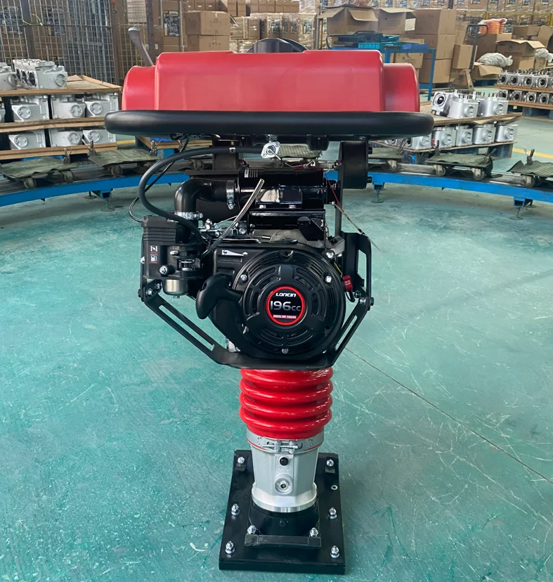 Cheap price tamping rammer Compactor Hammer Vibrating tamping rammer 80kgs monkey jump rammer