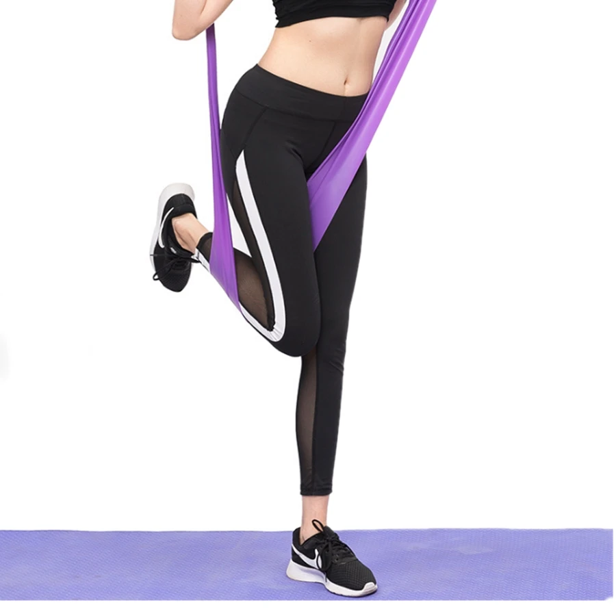 Wholesale Home Fitness Eco Friendly Non Latex Free Resistance Bands TPE Elastic Thera Band