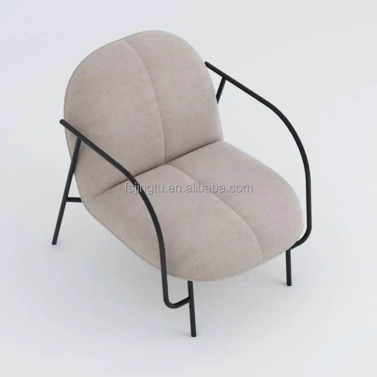 
Hot Selling PU/Fabric Modern Home Office Chair Waiting Arm Lounge Chair 