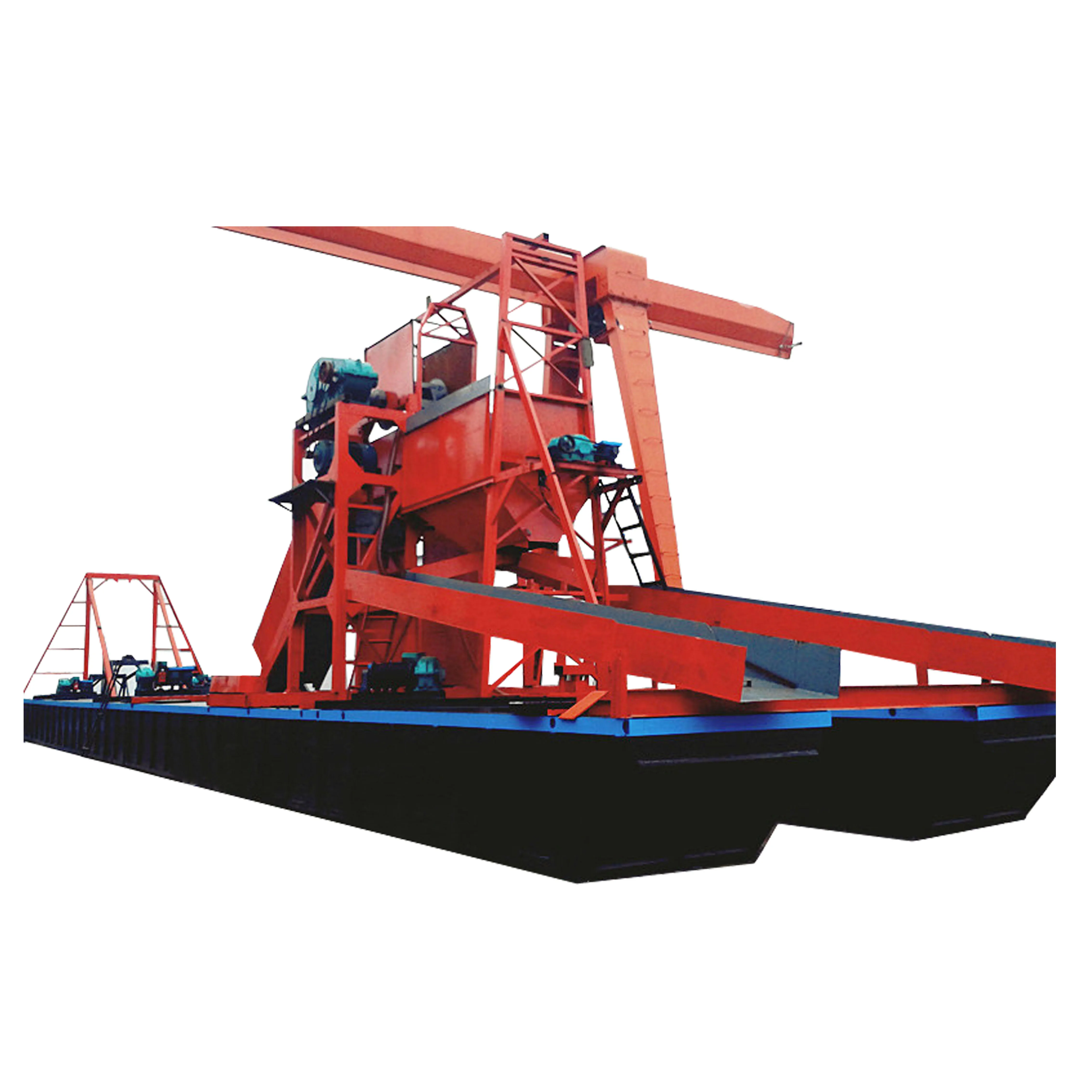 China bucket chain type sand/gold dredger with low price for sale