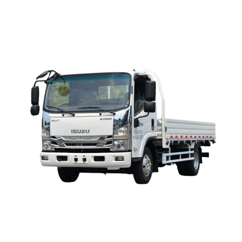 China Factory Small Delivery Truck 4X2 Mini Diesel ISUZU KV100 Single Row 3Ton LHD RHD Light Duty Cargo Truck
