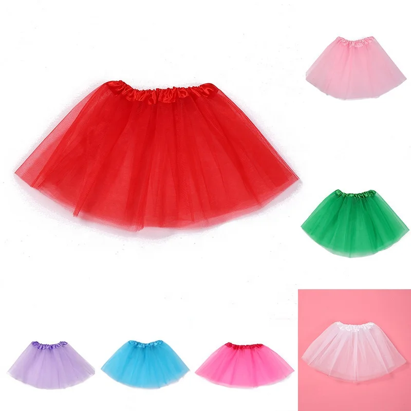 DL112 оптовая продажа популярное рождественское платье из тюля для девочек юбка-пачка выступления