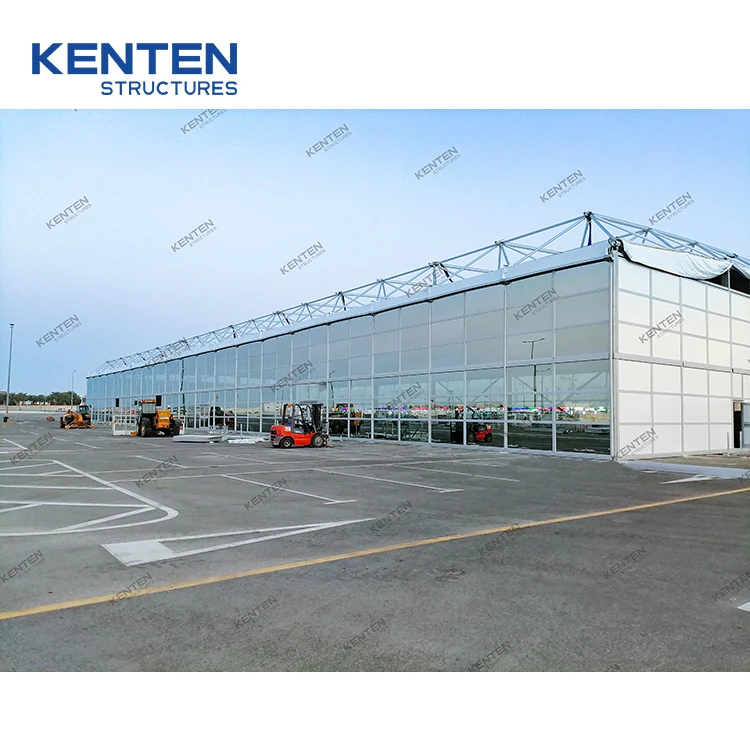 Outdoor tensile membrane structure delta portable modular prefab office building luxury aluminum tent for permanent events