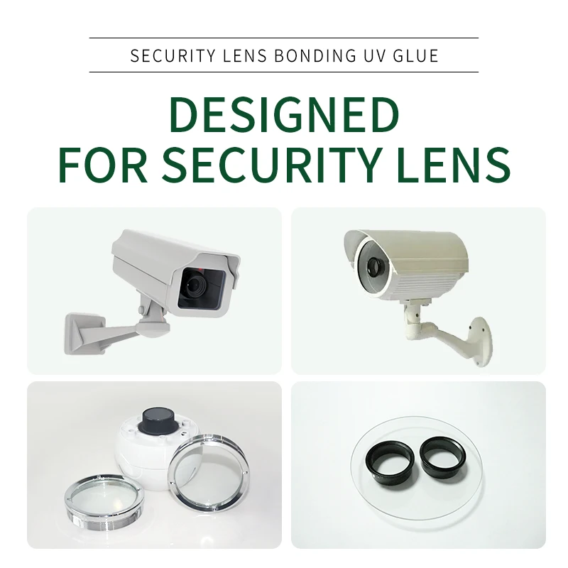 Factory Direct Sale Plastic Adhesive Resin Security Lens Bonding UV Glue