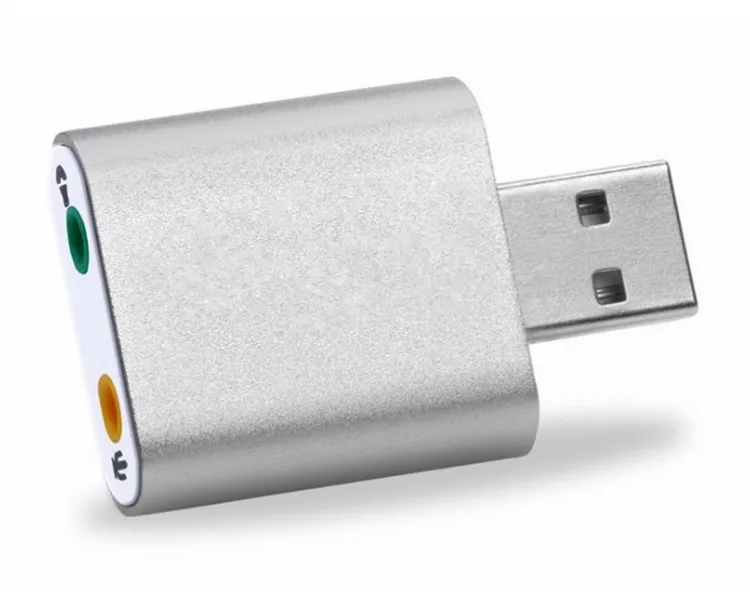 
Aluminum Alloy 5 7.1USB External Independent Sound Card SOUND Card cm108 