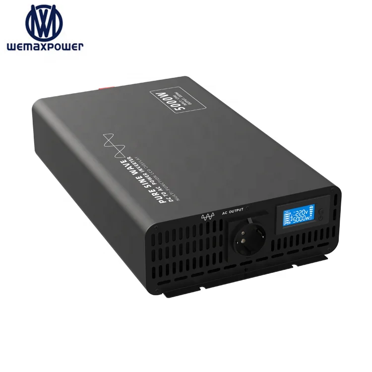 High power led display home car pure sine wave power inverters dc to ac 24v 220v 5000w inverter