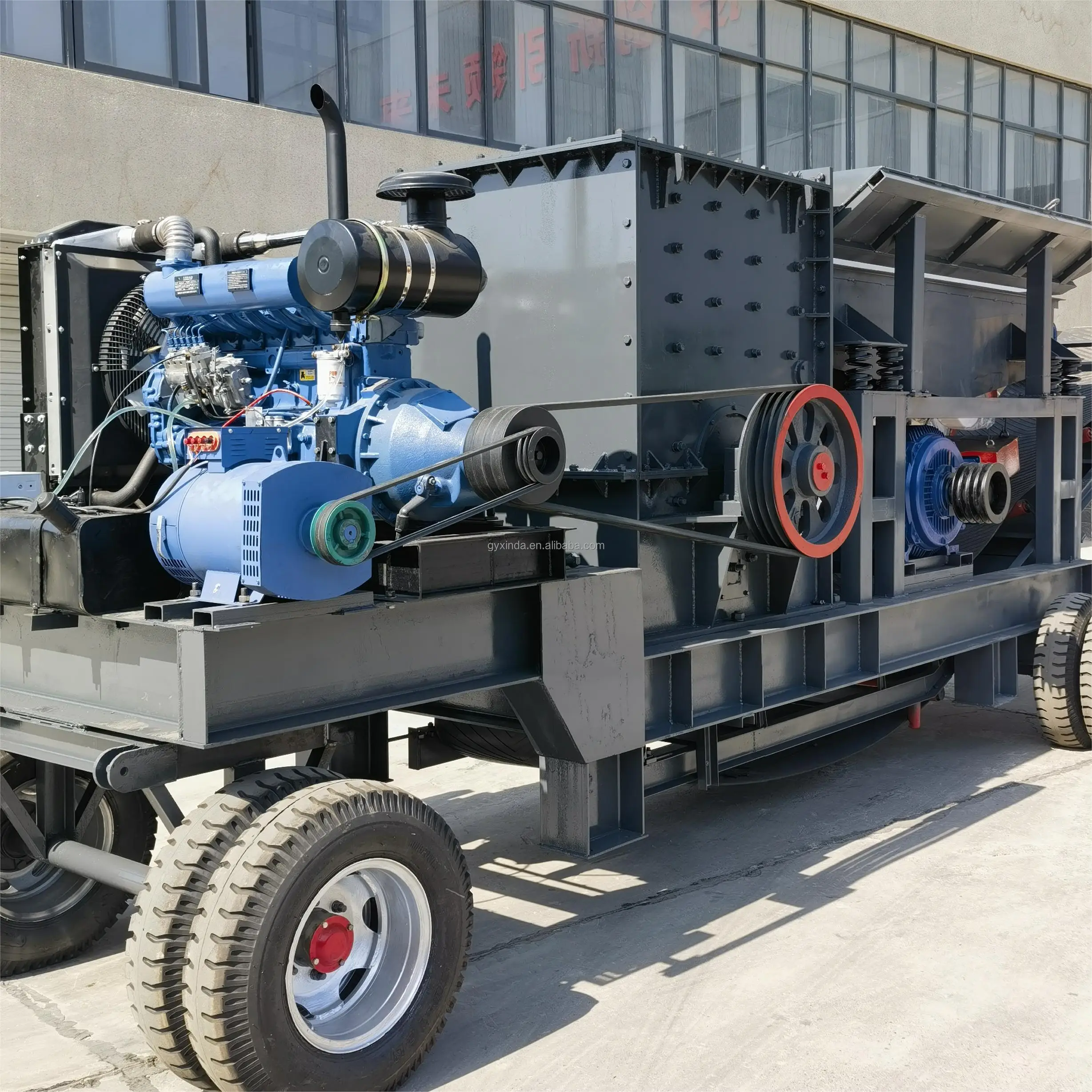 Install Professional Crushing Equipment of Simple Mobile Station