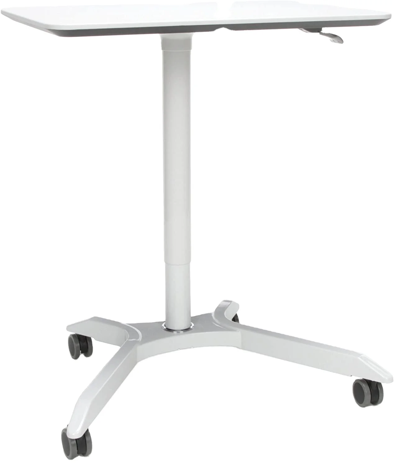 China Supplier  Height Adjustable Standing And Sit Desk Gas lift Coffee Tables With HPL Countertops