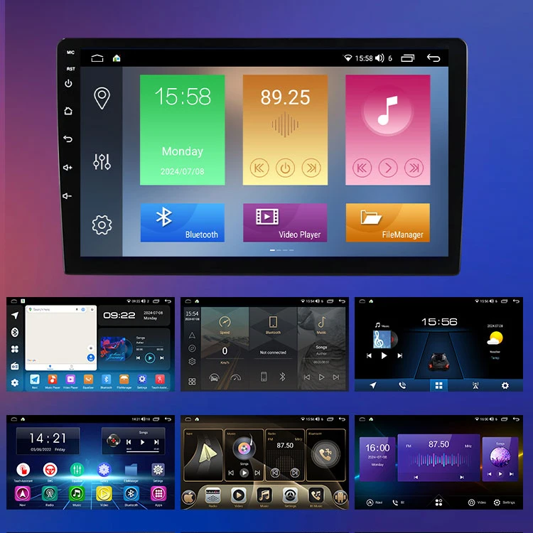 Stream 9/10 inch 2G+64G 4G+64G Android Car Radio Multimedia Video Player Navigation GPS Wireless 5.0 Bluetooth