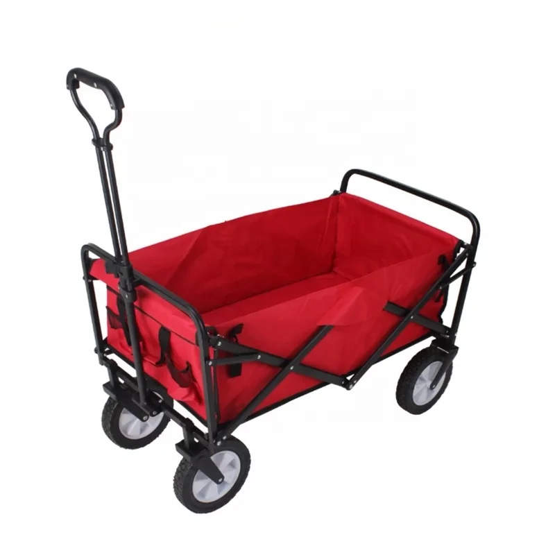 Portable Children Picnic Beach Camping Trolley Cart With Bag