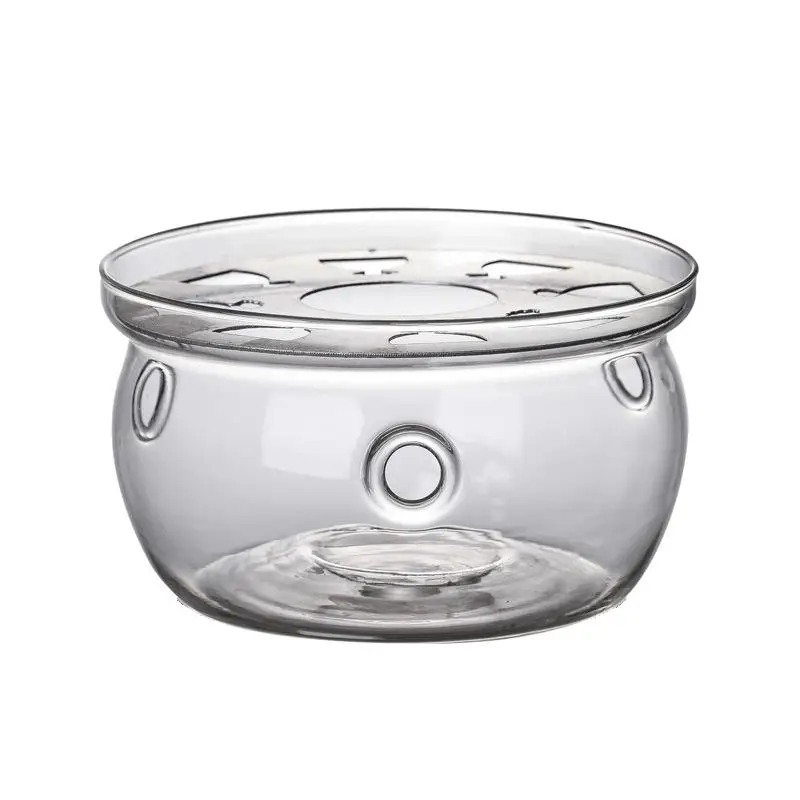 Hot sale High Heat Resistant Borosilicate glass tea warmer / glass teapot warmer /glass warmer