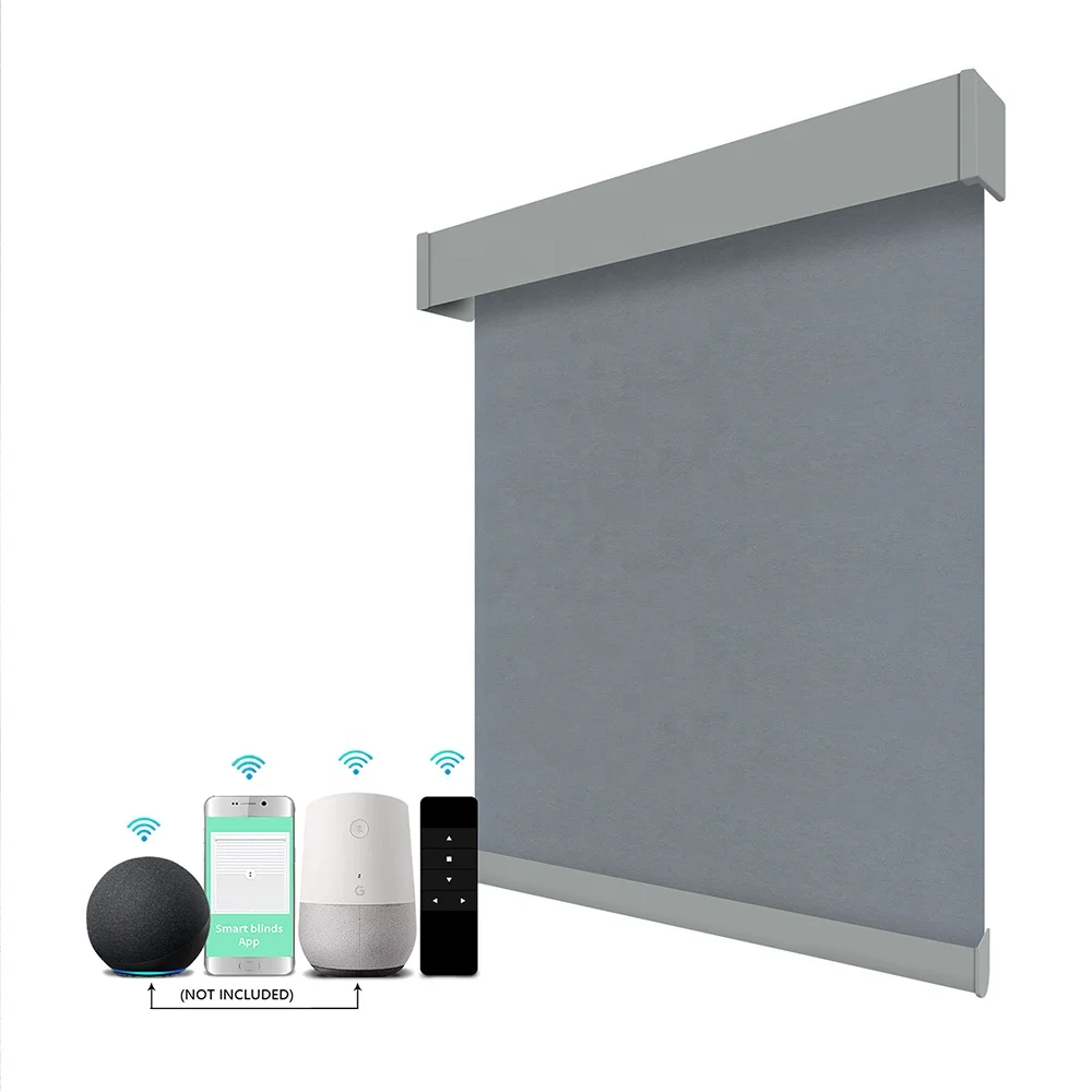 Completely Automatic App Smart Privacy Sheet Blackout Electronic Blinds Wireless Motorized Roller Blinds Made in China