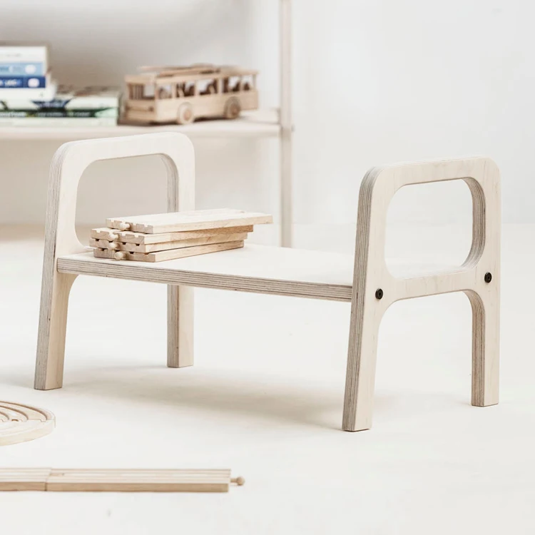 
Montessori Wooden Furniture modern children multifonction kids stools chair wood natural 