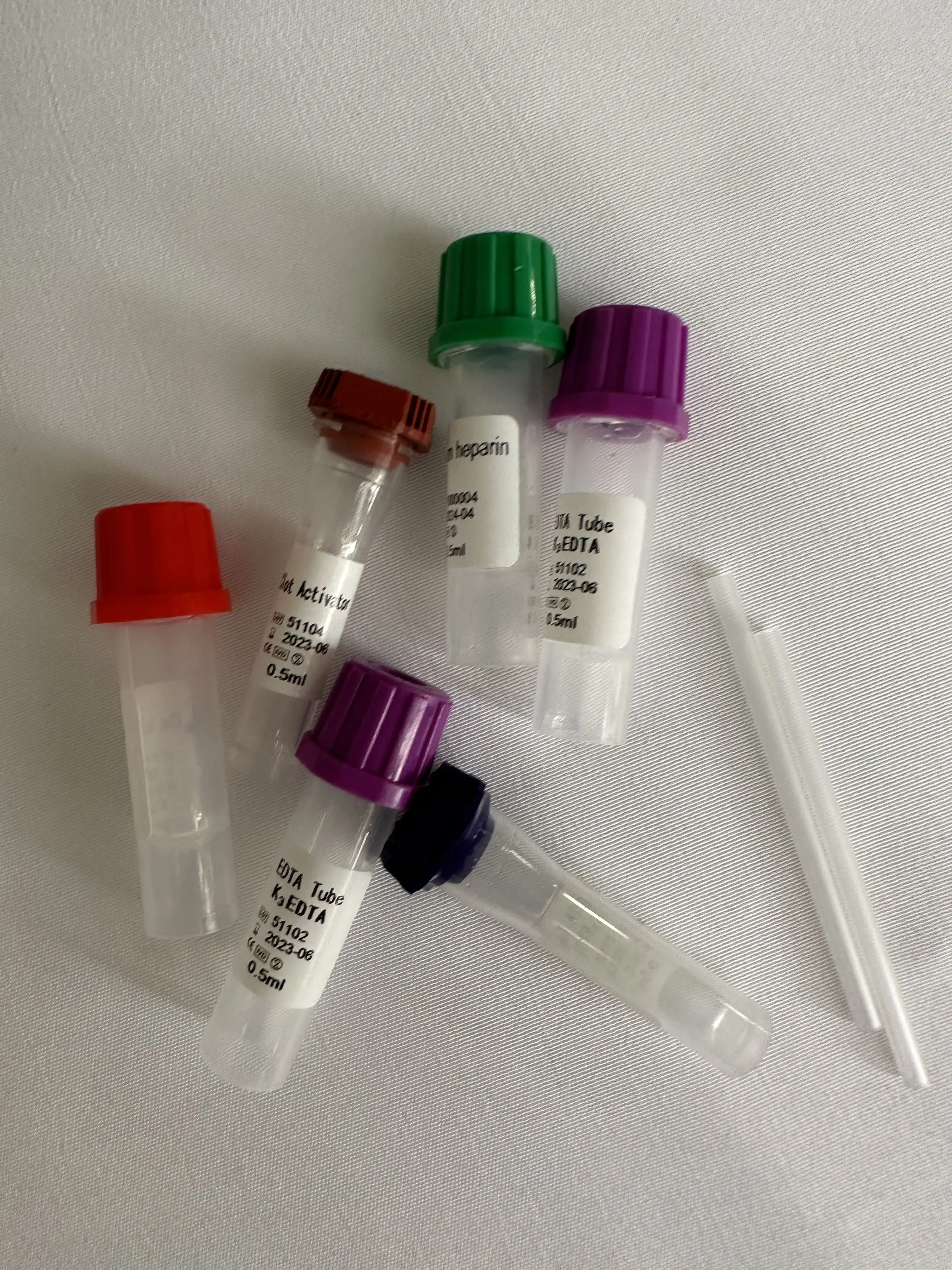 Medical disposable blood collection tube mini collection test blood with plaincap for hospital  Blood Sample Collection Tubes